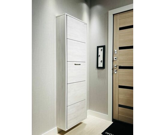 Обувница ЛАЙТ 5 МП (Выбеленное дерево / Выбеленное дерево), изображение 6 | Интернет магазин мебели и декора LifeDekor