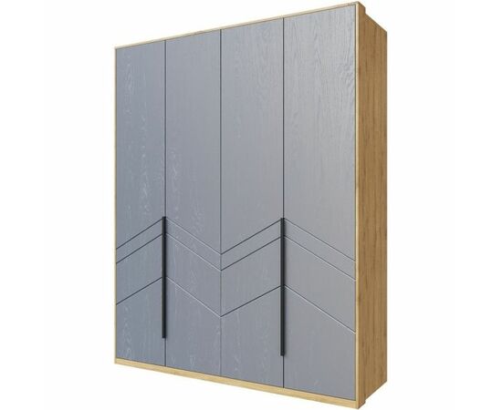 Шкаф «Тиана» 4Д КМК 0967.1, дуб наварра/графит | Интернет магазин мебели и декора LifeDekor