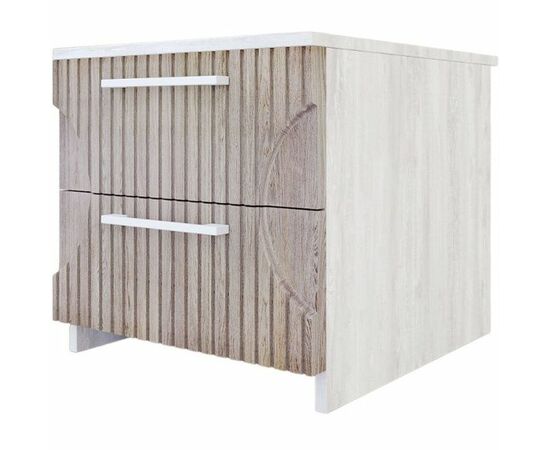 Тумба «Монтале» 2Я КМК 0966.19, бетон пайн светлый/астана | Интернет магазин мебели и декора LifeDekor