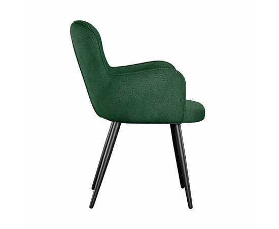 Стул DikLine 503 поворотный SB1 зеленый, ножки черные, изображение 3 | Интернет магазин мебели и декора LifeDekor