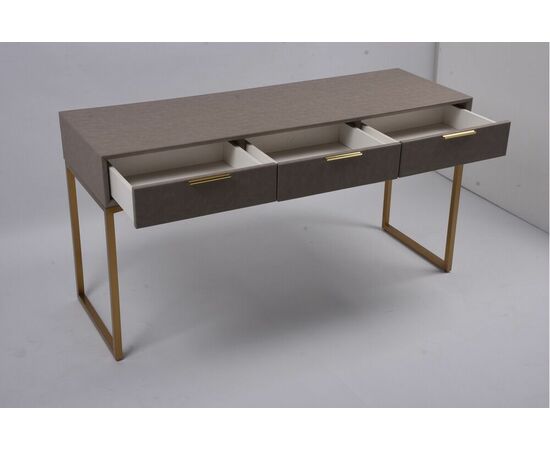 Стол-консоль Логан с 3-мя ящиками MC9001-150GR, 150х50х78 см, светло-серый, изображение 7 | Интернет магазин мебели и декора LifeDekor