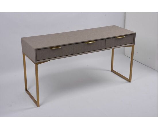 Стол-консоль Логан с 3-мя ящиками MC9001-150GR, 150х50х78 см, светло-серый, изображение 3 | Интернет магазин мебели и декора LifeDekor