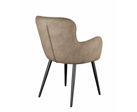 Стул DikLine 503 поворотный SB4 бежевый, ножки черные, изображение 2 | Интернет магазин мебели и декора LifeDekor