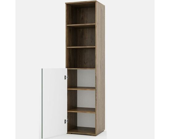 Шкаф «Монреаль» 1Д КМК 0986.2, дуб канзас/зеленый матовый, изображение 3 | Интернет магазин мебели и декора LifeDekor