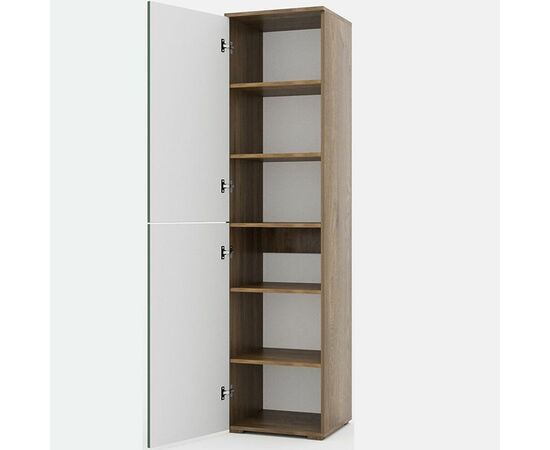 Шкаф «Монреаль» 2Д КМК 0986.1, дуб канзас/зеленый матовый, изображение 4 | Интернет магазин мебели и декора LifeDekor