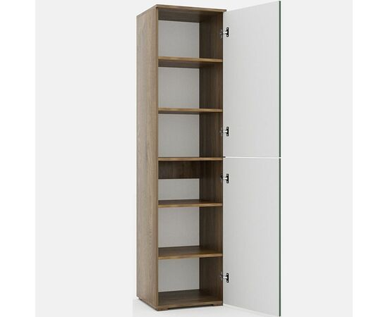 Шкаф «Монреаль» 2Д КМК 0986.1, дуб канзас/зеленый матовый, изображение 5 | Интернет магазин мебели и декора LifeDekor