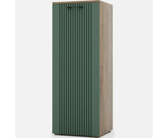 Тумба «Монреаль» 1Д КМК 0986.3, дуб канзас/зеленый матовый, изображение 2 | Интернет магазин мебели и декора LifeDekor