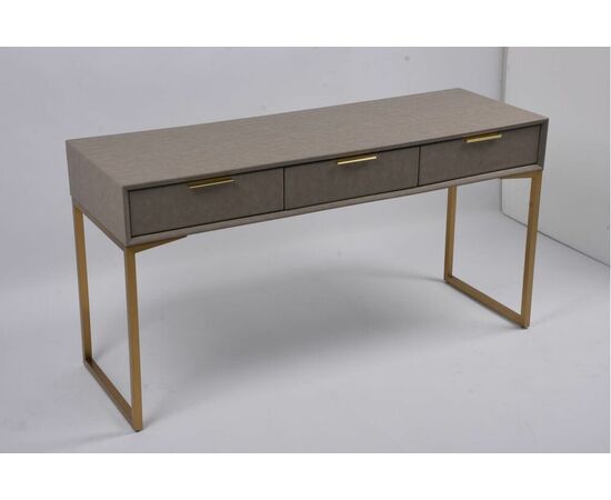 Стол-консоль Логан с 3-мя ящиками MC9001-150GR, 150х50х78 см, светло-серый | Интернет магазин мебели и декора LifeDekor