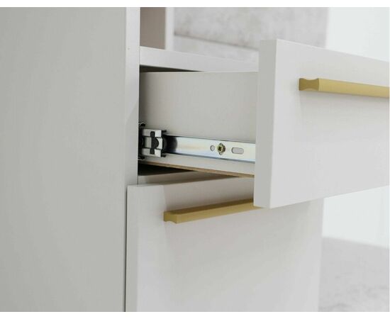 Прихожая Николь-1 Сатиновое золото, изображение 7 | Интернет магазин мебели и декора LifeDekor