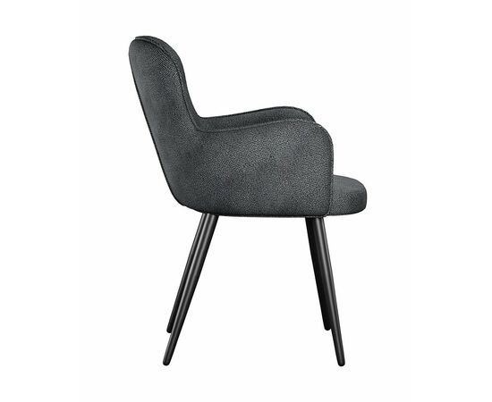 Стул DikLine 503 поворотный SB5 серый, ножки черные, изображение 2 | Интернет магазин мебели и декора LifeDekor