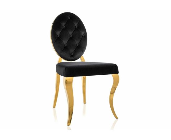 Обеденная группа Вандер black / gold, изображение 7 | Интернет магазин мебели и декора LifeDekor