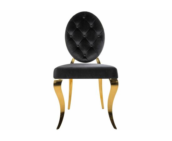 Обеденная группа Вандер black / gold, изображение 8 | Интернет магазин мебели и декора LifeDekor