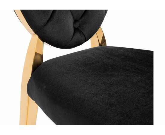 Обеденная группа Вандер black / gold, изображение 12 | Интернет магазин мебели и декора LifeDekor