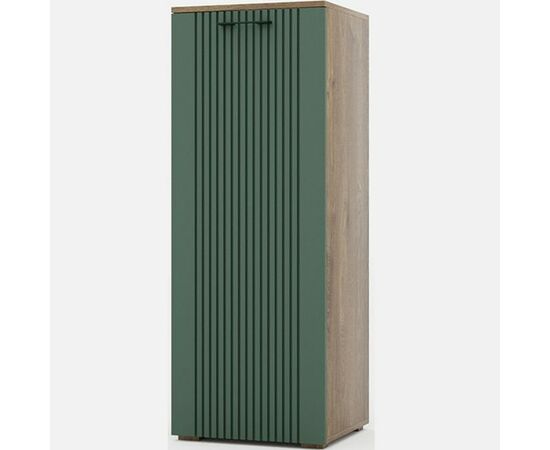 Тумба «Монреаль» 1Д КМК 0986.3, дуб канзас/зеленый матовый | Интернет магазин мебели и декора LifeDekor