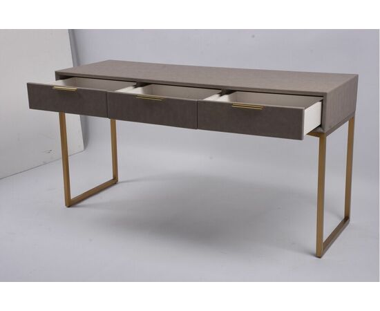 Стол-консоль Логан с 3-мя ящиками MC9001-150GR, 150х50х78 см, светло-серый, изображение 5 | Интернет магазин мебели и декора LifeDekor