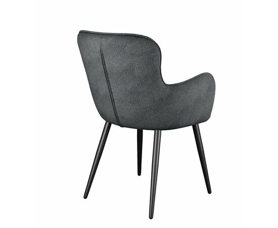 Стул DikLine 503 поворотный SB5 серый, ножки черные, изображение 3 | Интернет магазин мебели и декора LifeDekor