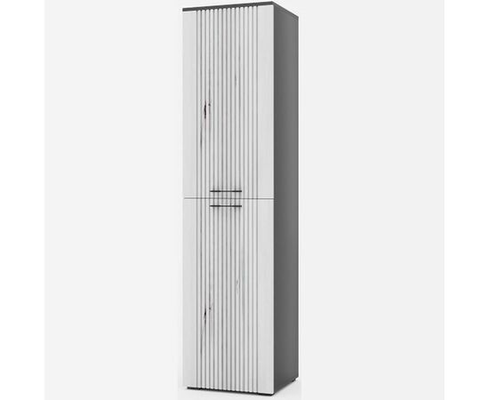 Шкаф «Монреаль» 2Д КМК 0986.1, антрацит/дуб канадский арктик | Интернет магазин мебели и декора LifeDekor