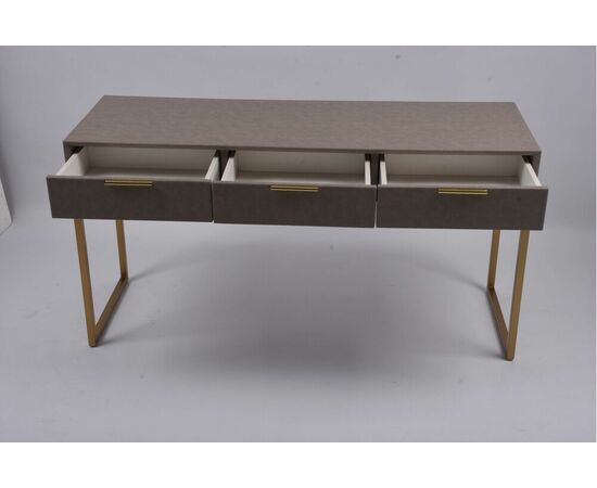 Стол-консоль Логан с 3-мя ящиками MC9001-150GR, 150х50х78 см, светло-серый, изображение 6 | Интернет магазин мебели и декора LifeDekor