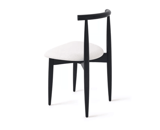 Cтул Rebel белый, опора береза черная, изображение 2 | Интернет магазин мебели и декора LifeDekor