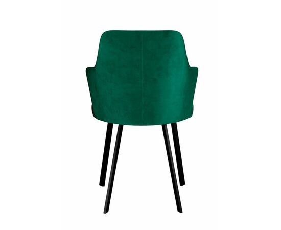 Стул DikLine 345 K13 изумруд, ножки черные, изображение 4 | Интернет магазин мебели и декора LifeDekor