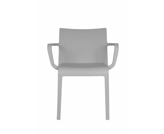 Стул Turn, серый пластик с подлокотниками, изображение 2 | Интернет магазин мебели и декора LifeDekor