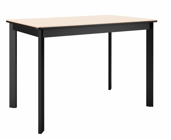 Стол DikLine LK110 Керамика Krater Perla (бежевый матовый) /подстолье черное/опоры черные | Интернет магазин мебели и декора LifeDekor