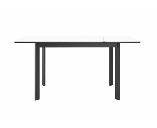 Стол DikLine LK110 Керамика Mono white (белый матовый) /подстолье черное/опоры черные, изображение 6 | Интернет магазин мебели и декора LifeDekor