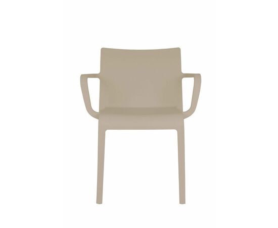 Стул Turn, пластик капучино с подлокотниками, изображение 2 | Интернет магазин мебели и декора LifeDekor