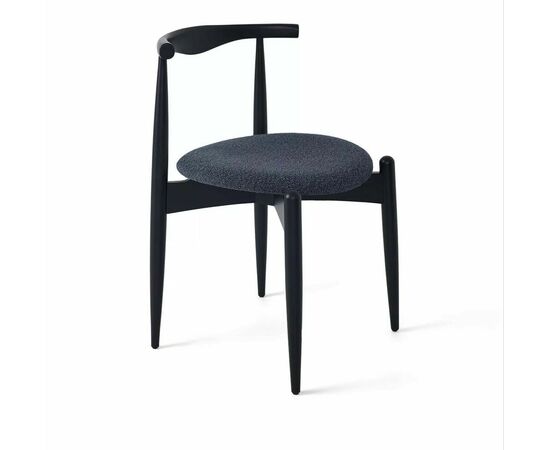 Стул Noble графит, опора опора береза черная | Интернет магазин мебели и декора LifeDekor