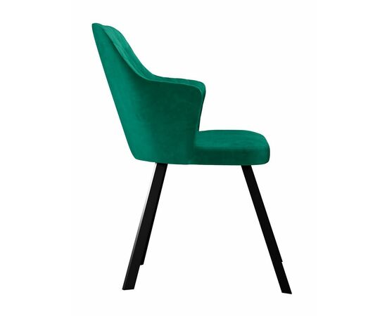 Стул DikLine 345 K13 изумруд, ножки черные, изображение 5 | Интернет магазин мебели и декора LifeDekor
