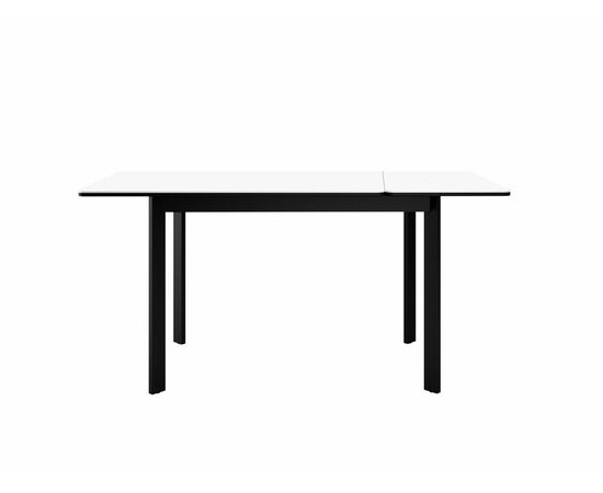 Стол DikLine LK90 Керамика Mono white (белый матовый) /подстолье черное/опоры черные, изображение 6 | Интернет магазин мебели и декора LifeDekor