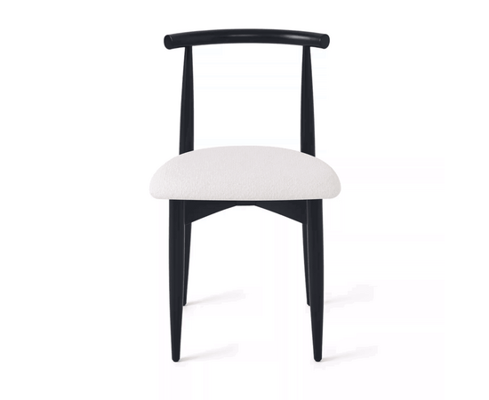 Cтул Rebel белый, опора береза черная, изображение 3 | Интернет магазин мебели и декора LifeDekor