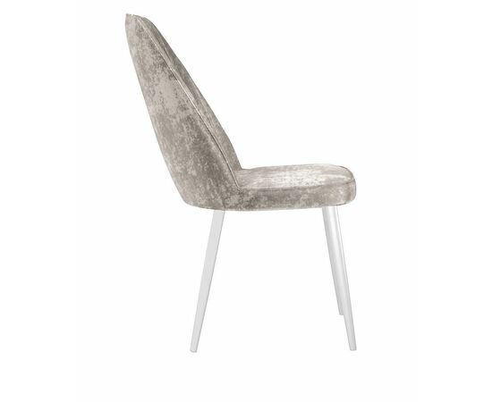 Стул DikLine 326 M02 бежевый, ножки белые, изображение 4 | Интернет магазин мебели и декора LifeDekor