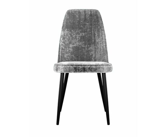 Стул DikLine 326 M13 светло-серый, ножки белые, изображение 5 | Интернет магазин мебели и декора LifeDekor