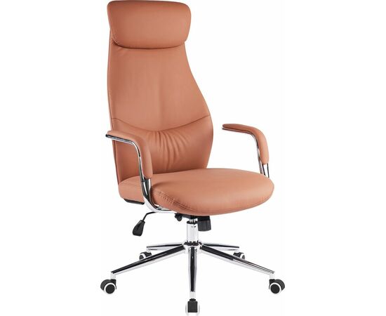 Кресло руководителя Everprof Bell Экокожа Коричневый | Интернет магазин мебели и декора LifeDekor
