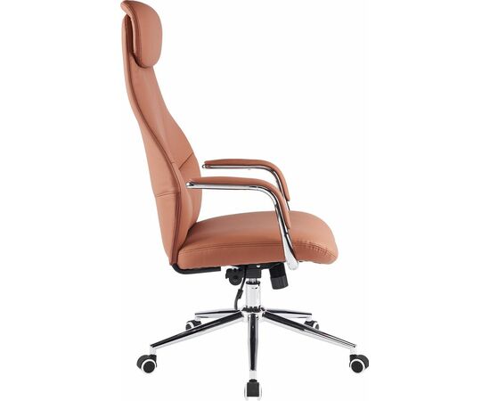 Кресло руководителя Everprof Bell Экокожа Коричневый, изображение 3 | Интернет магазин мебели и декора LifeDekor