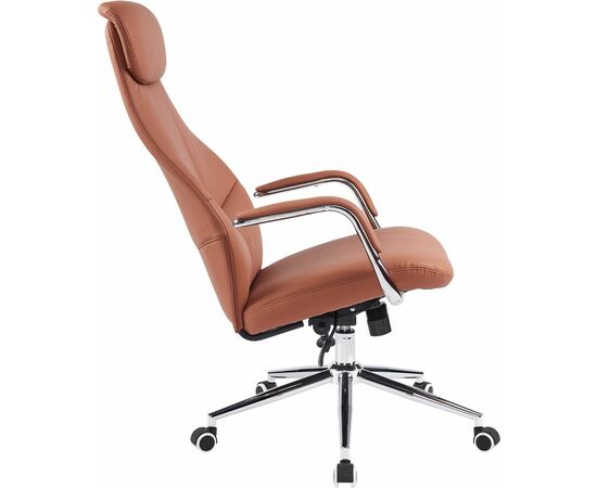 Кресло руководителя Everprof Bell Экокожа Коричневый, изображение 6 | Интернет магазин мебели и декора LifeDekor