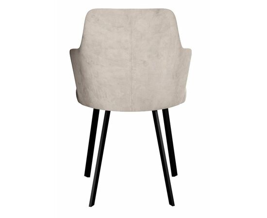 Стул DikLine 345 C103 крем, ножки черные, изображение 5 | Интернет магазин мебели и декора LifeDekor