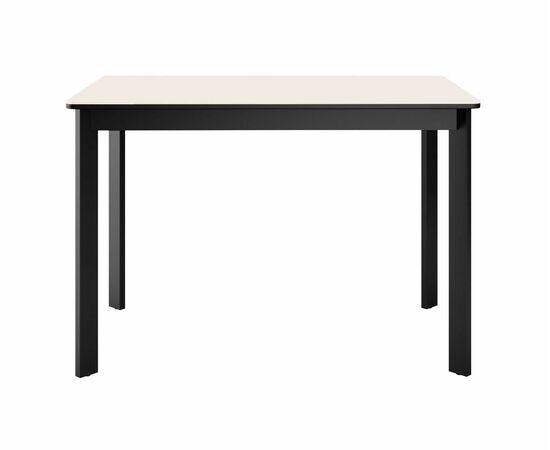 Стол DikLine LK110 Керамика Krater Perla (бежевый матовый) /подстолье черное/опоры черные, изображение 5 | Интернет магазин мебели и декора LifeDekor