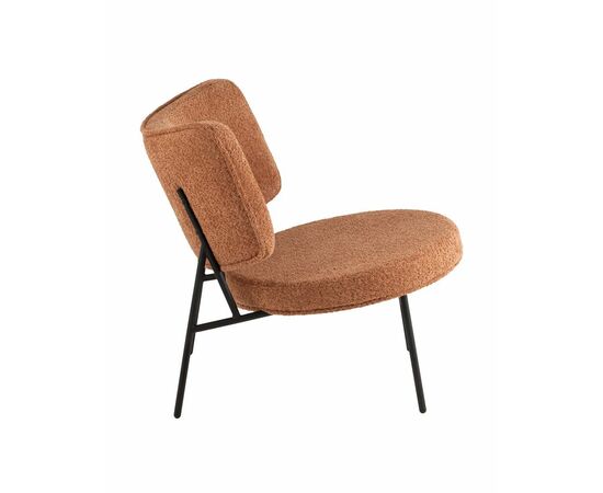 Кресло District Lounge букле терракотовый | Интернет магазин мебели и декора LifeDekor