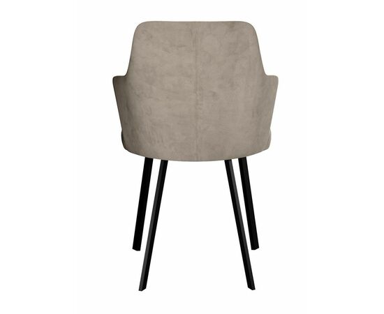 Стул DikLine 345 K4 капучино, ножки черные, изображение 5 | Интернет магазин мебели и декора LifeDekor