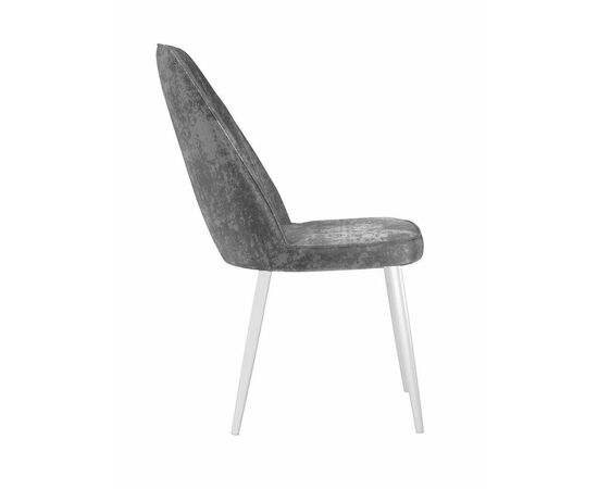 Стул DikLine 326 M13 светло-серый, ножки белые, изображение 2 | Интернет магазин мебели и декора LifeDekor