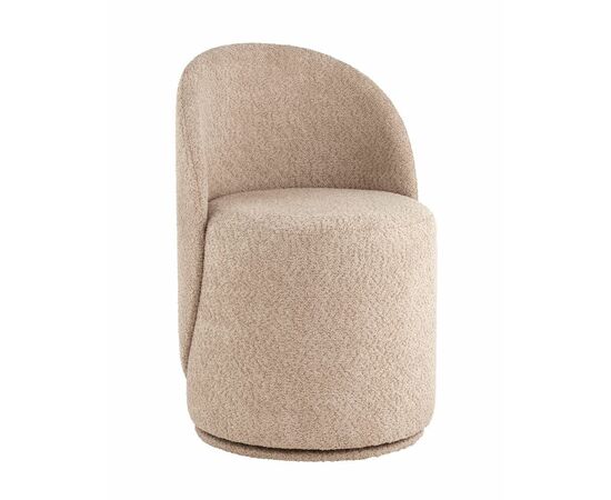 Пуф Loreen вращающийся букле капучино | Интернет магазин мебели и декора LifeDekor