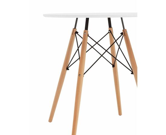 Стол круглый Eames DSW NEW D70 белый, изображение 12 | Интернет магазин мебели и декора LifeDekor