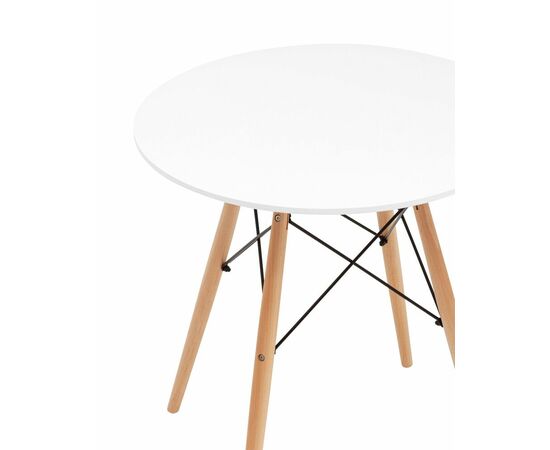 Стол круглый Eames DSW NEW D70 белый, изображение 14 | Интернет магазин мебели и декора LifeDekor