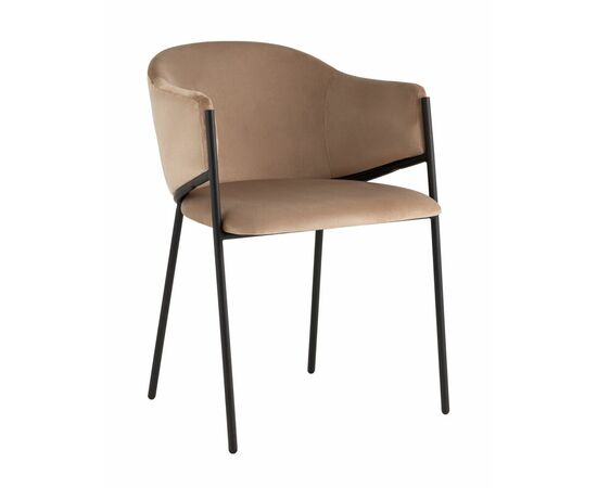 Стул Brace велюр капучино | Интернет магазин мебели и декора LifeDekor