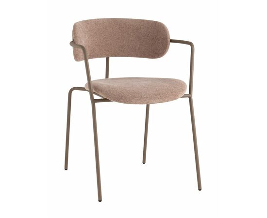 Стул Дженни букле бежевый каркас бежево-серый матовый | Интернет магазин мебели и декора LifeDekor