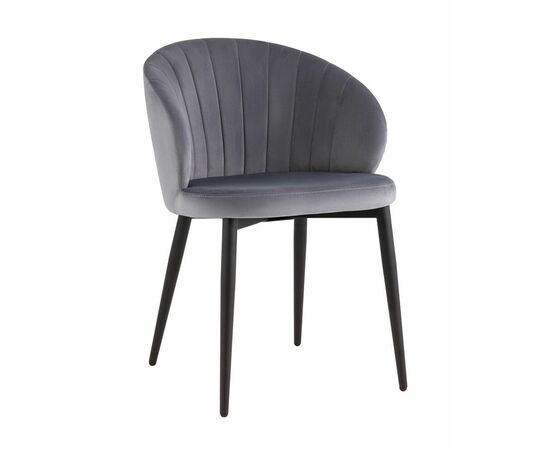 Стул Lastura велюр серый | Интернет магазин мебели и декора LifeDekor