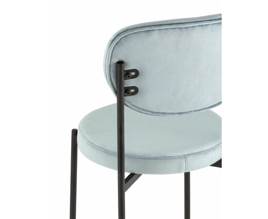Стул обеденный Барбара велюр серо-голубой NC, изображение 54 | Интернет магазин мебели и декора LifeDekor