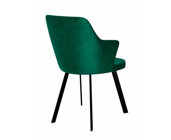 Стул DikLine 345 K13 изумруд, ножки черные, изображение 3 | Интернет магазин мебели и декора LifeDekor